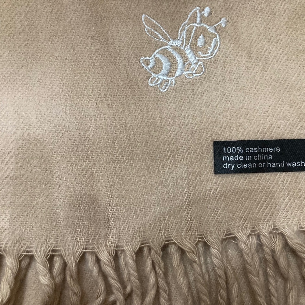 Beige Cashmere Scarf